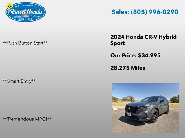 Certified 2024 Honda CR-V Sport image 19