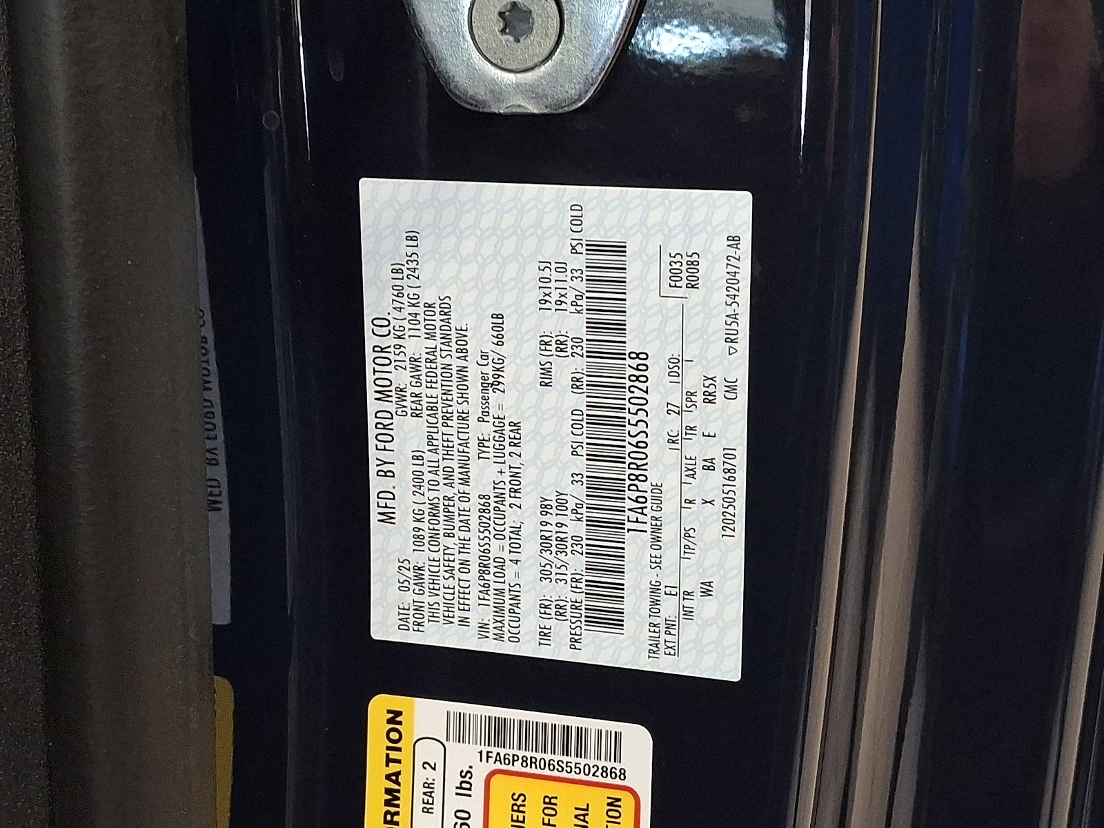 Used 2025 Ford Mustang Dark Horse w/ Dark Horse Handlin Package image 24