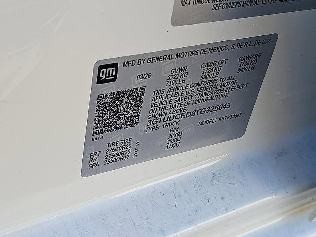 New 2026 GMC Sierra 1500 Elevation AWD/4WD image 20
