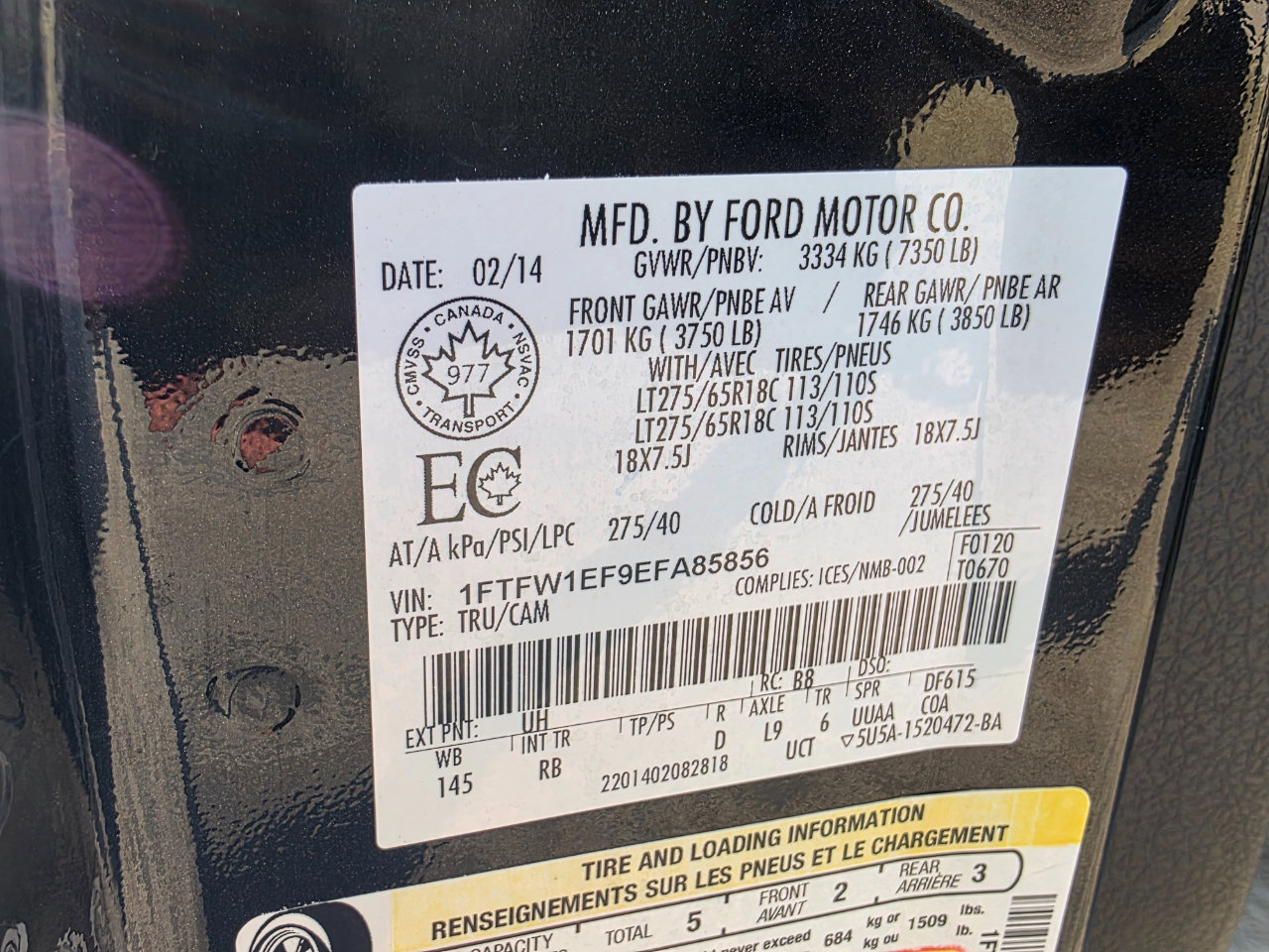 Used 2014 Ford F150 FX4 w/ Equipment Group 401A Mid image 26