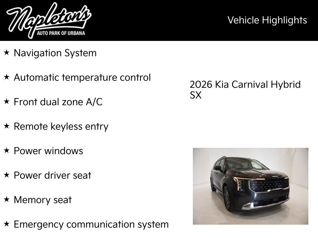 New 2026 Kia Carnival SX image 15