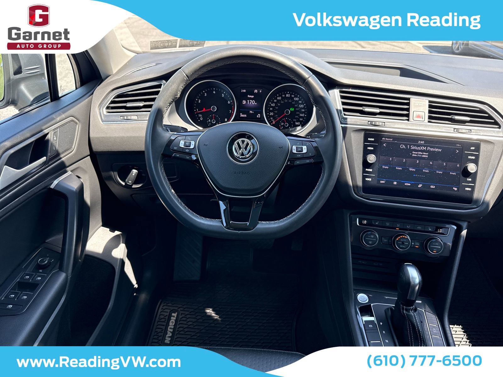 Certified 2021 Volkswagen Tiguan SE w/ Panoramic Sunroof Package AWD/4WD image 14