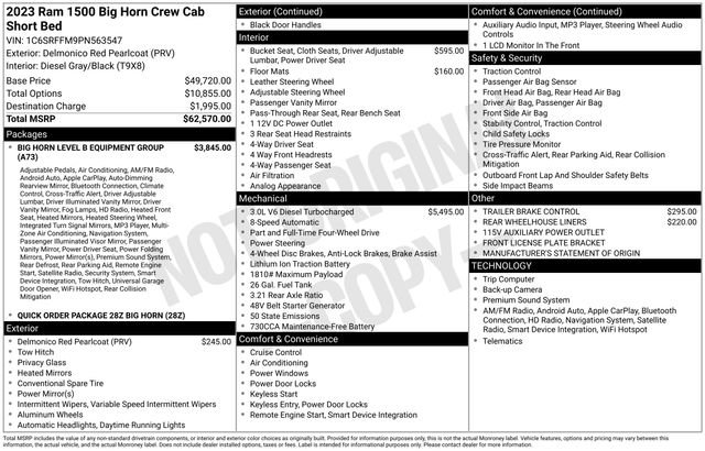 Certified 2023 RAM 1500 Big Horn image 43