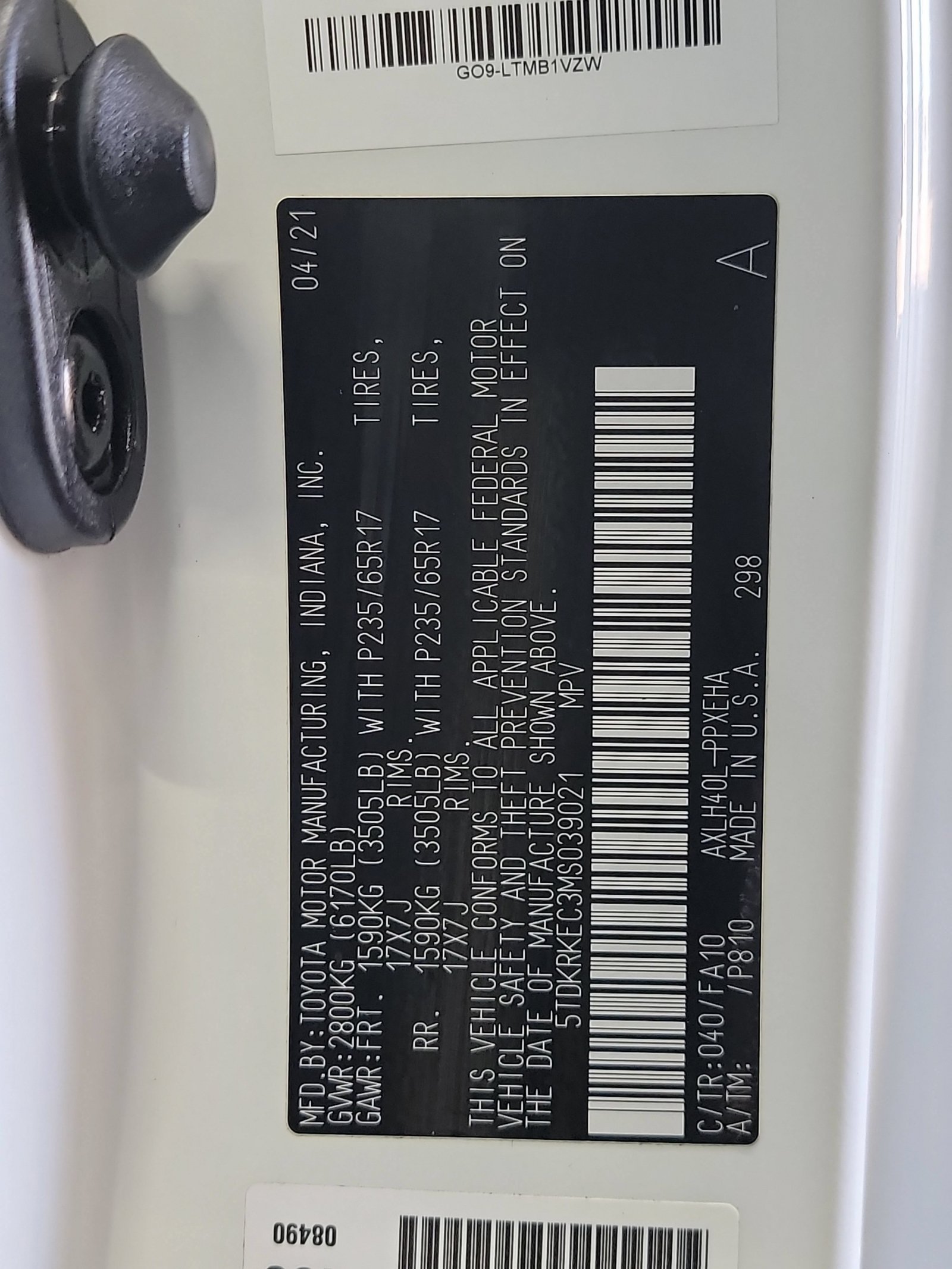 Used 2021 Toyota Sienna LE FWD image 32