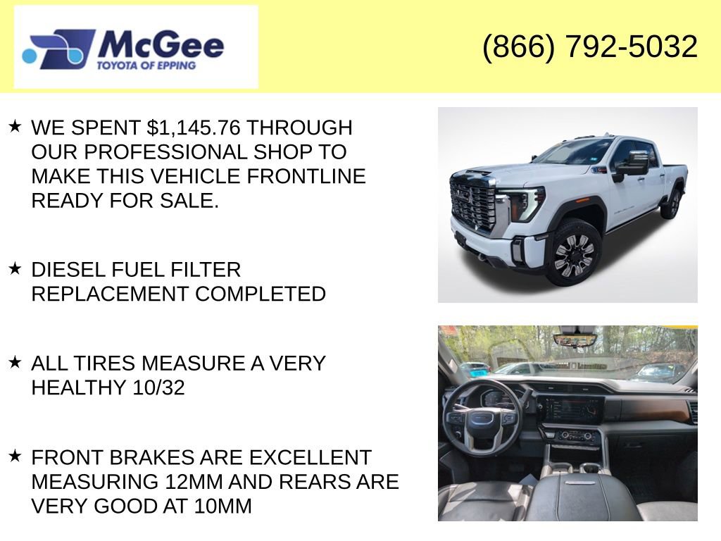 Used 2024 GMC Sierra 2500 Denali w/ Denali Reserve Package AWD/4WD image 8