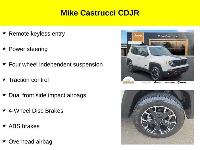 Certified 2023 Jeep Renegade Trailhawk w/ Trailhawk Elite Group AWD/4WD image 24