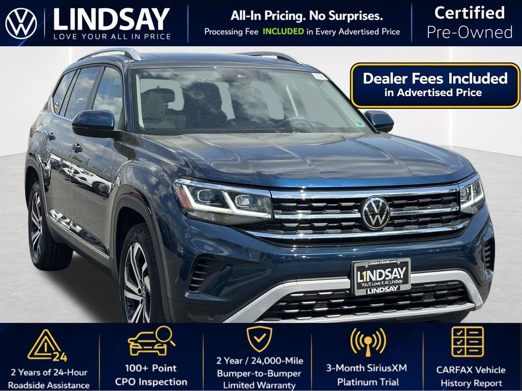 Certified 2023 Volkswagen Atlas SEL