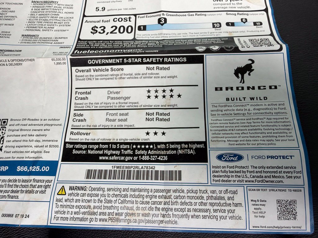 Used 2024 Ford Bronco Badlands AWD/4WD image 46