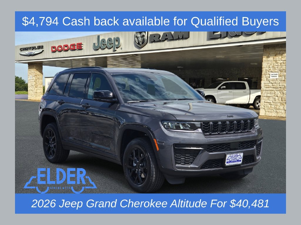 New 2026 Jeep Grand Cherokee Altitude RWD 360° Tour