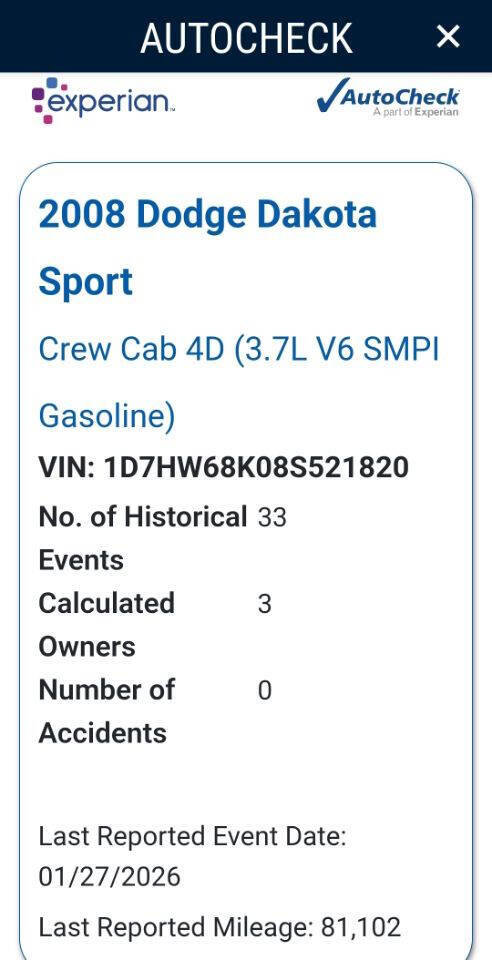 Used 2008 Dodge Dakota Sport image 17
