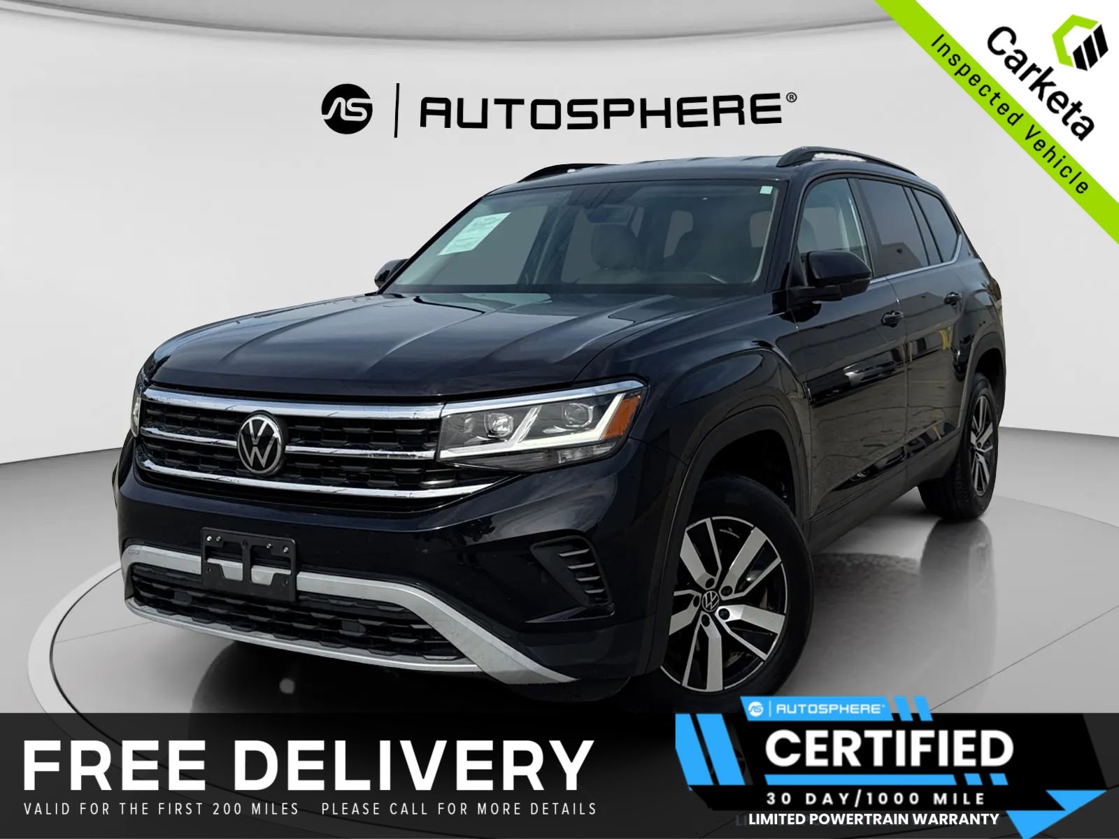 Used 2021 Volkswagen Atlas SE image 1