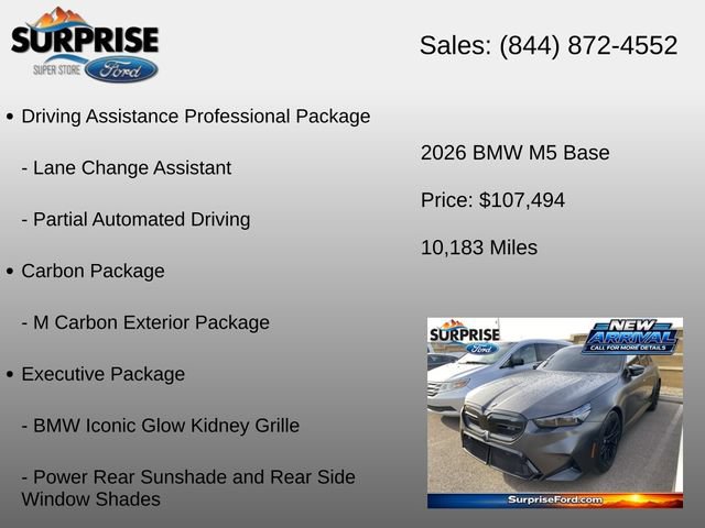Used 2026 BMW M5 w/ Carbon Package AWD/4WD image 12