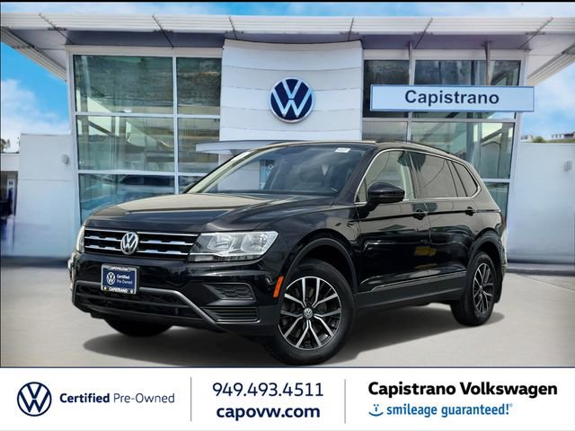 Certified 2021 Volkswagen Tiguan SE w/ Panoramic Sunroof Package image 1