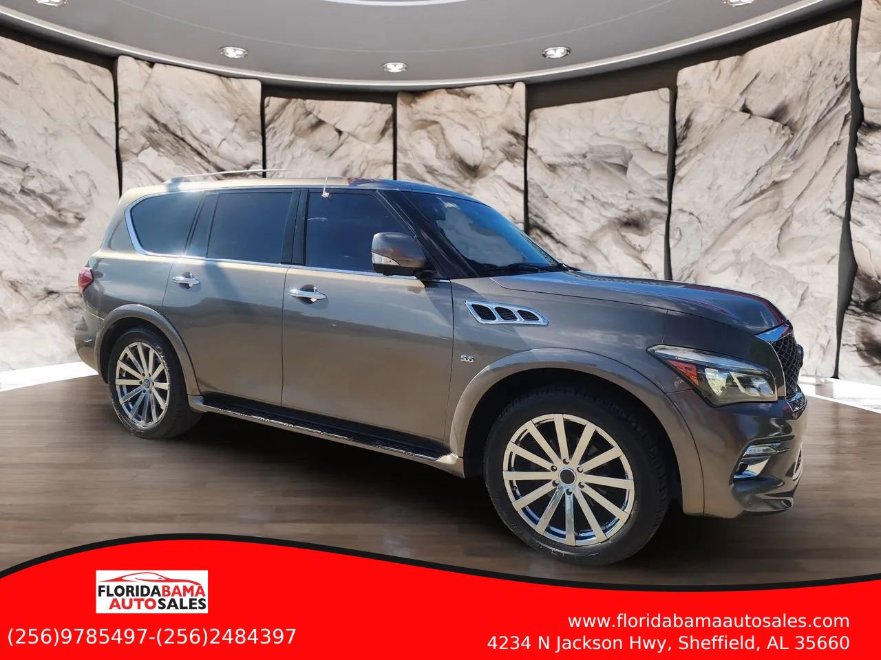 Used 2015 INFINITI QX80 4WD w/ 22" Wheel Package image 1