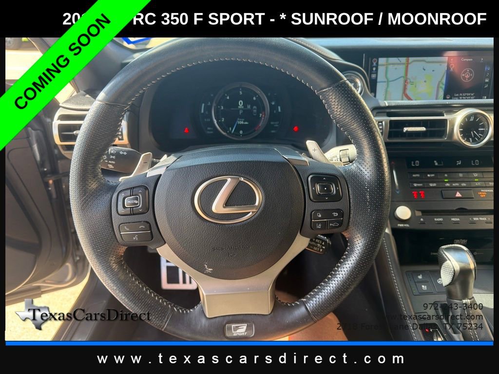 Used 2019 Lexus RC 350 F Sport w/ Accessory Package RWD image 8