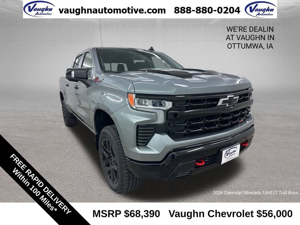 New 2026 Chevrolet Silverado 1500 LT Trail Boss w/ LT Trail Boss Premium Package
