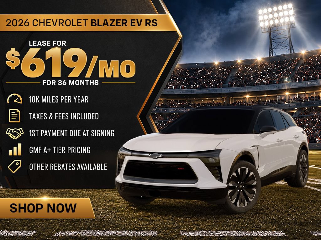 New 2026 Chevrolet Blazer EV RS