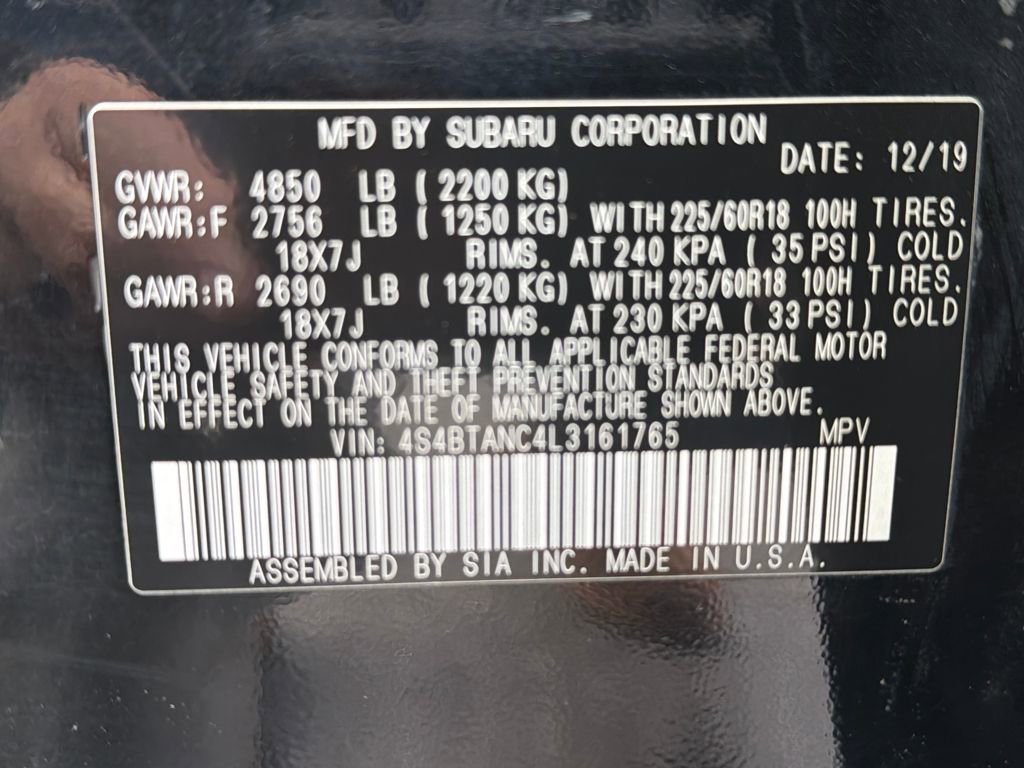 Used 2020 Subaru Outback Limited image 56