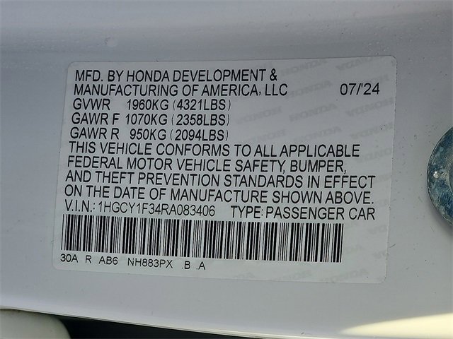 Used 2024 Honda Accord EX image 28