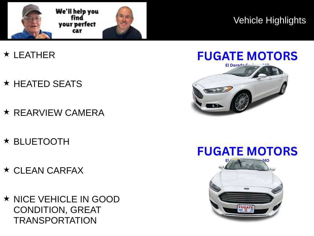Used 2015 Ford Fusion SE w/ Equipment Group 202A FWD image 8