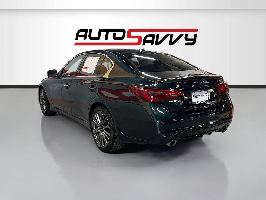 Used 2024 INFINITI Q50 Red Sport 400 w/ Black Opal Edition AWD/4WD image 5