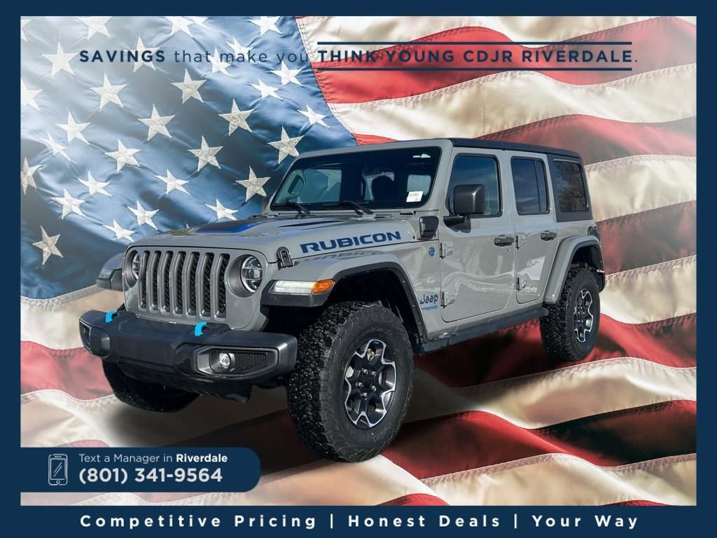 Used 2022 Jeep Wrangler Unlimited Rubicon 4xe image 1