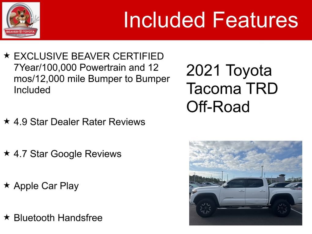 Used 2021 Toyota Tacoma TRD Off-Road w/ Technology Package image 5