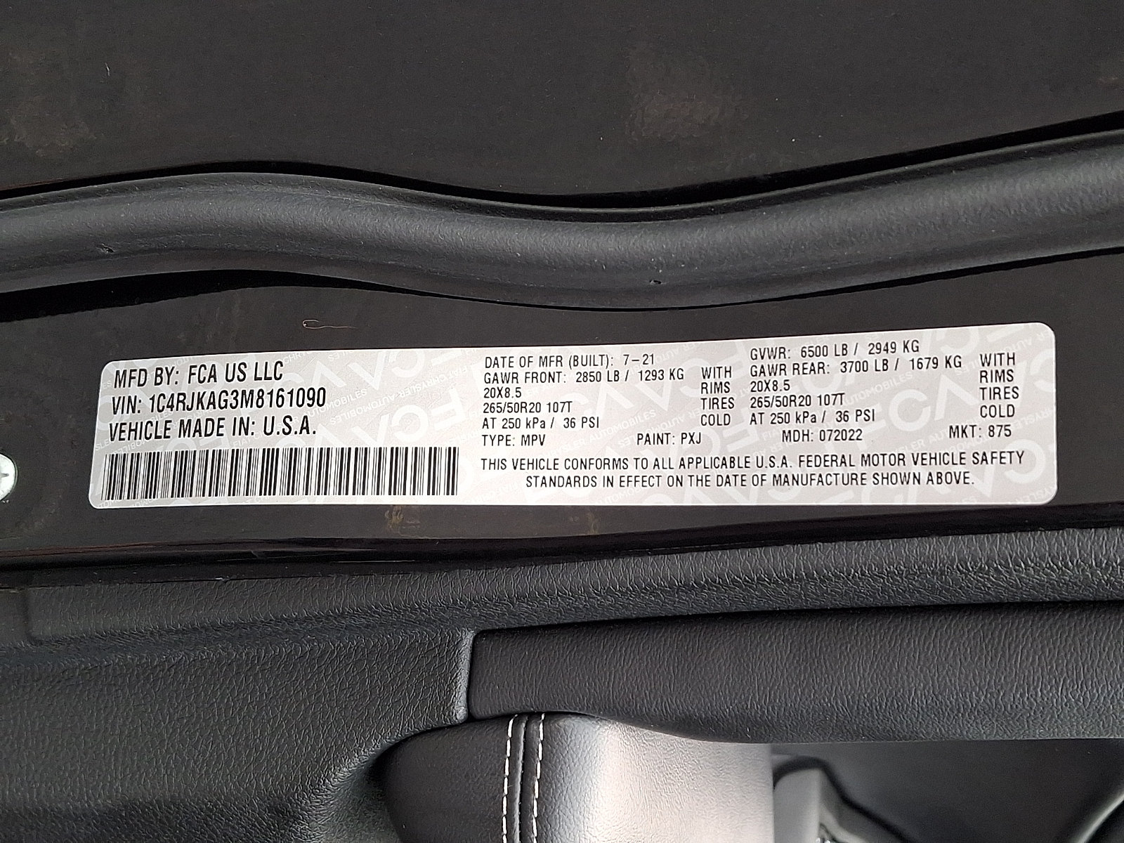 Certified 2021 Jeep Grand Cherokee L Laredo AWD/4WD image 26