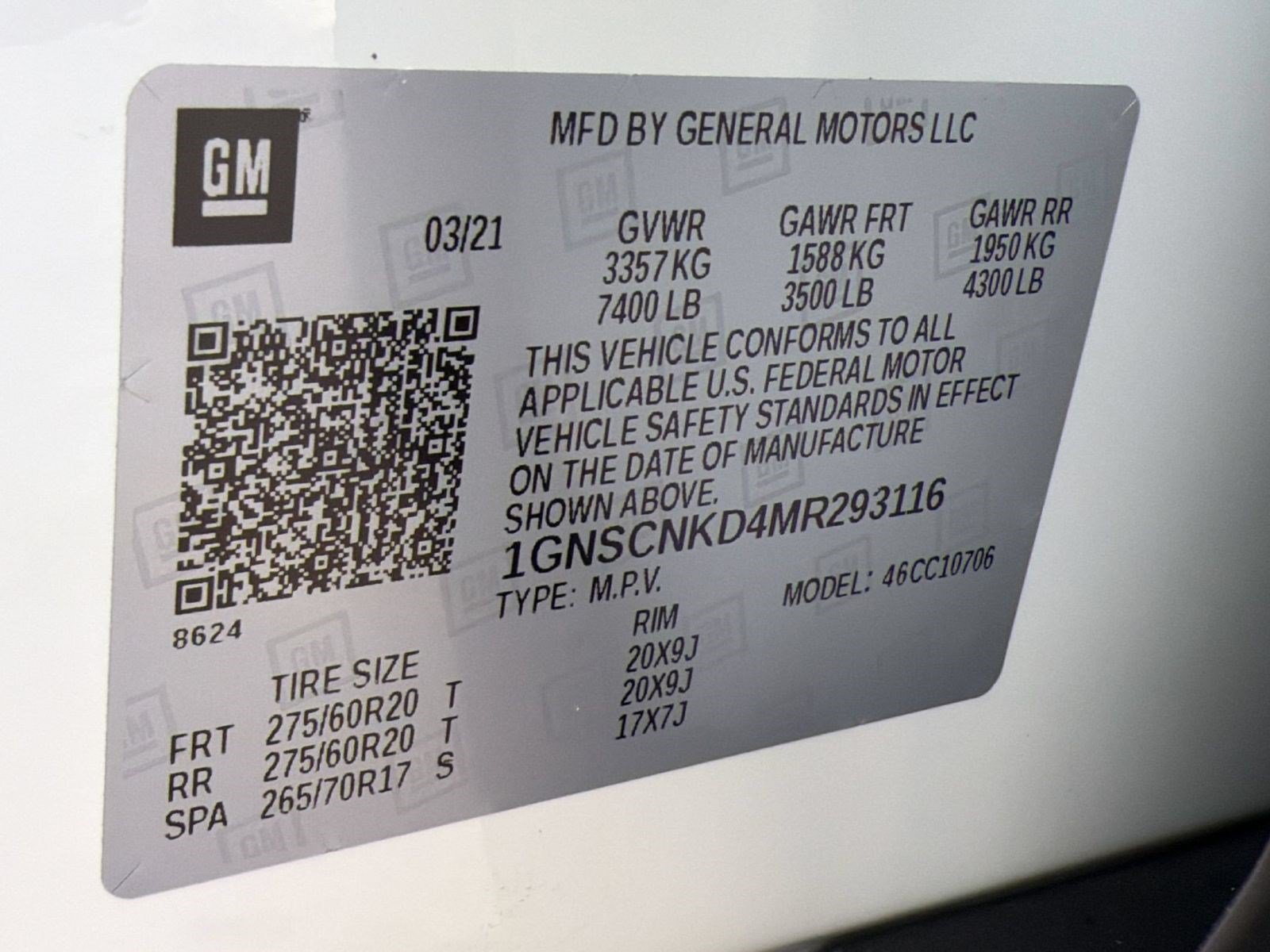 Certified 2021 Chevrolet Tahoe LT w/ Luxury Package RWD image 24