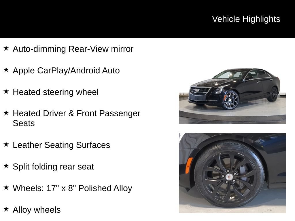 Used 2018 Cadillac ATS Luxury w/ Safety and Security Package AWD/4WD image 19