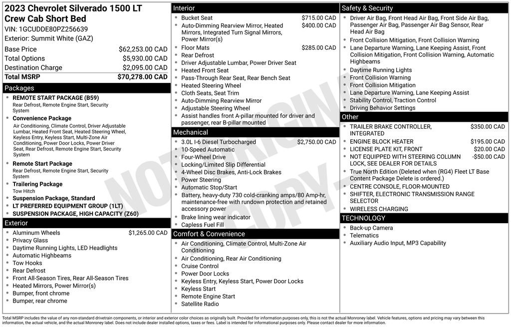 Used 2023 Chevrolet Silverado 1500 LT AWD/4WD image 30