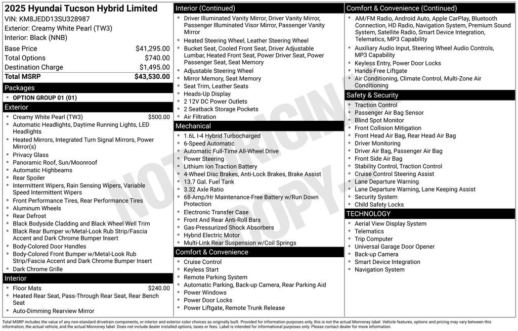 Used 2025 Hyundai Tucson Limited image 15