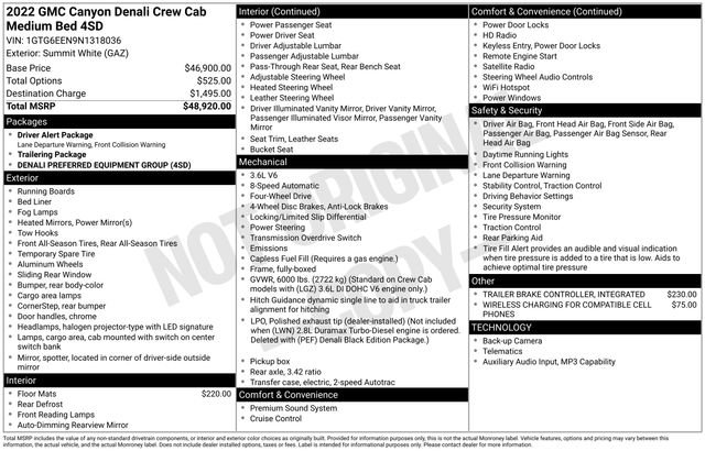 Certified 2022 GMC Canyon Denali image 6