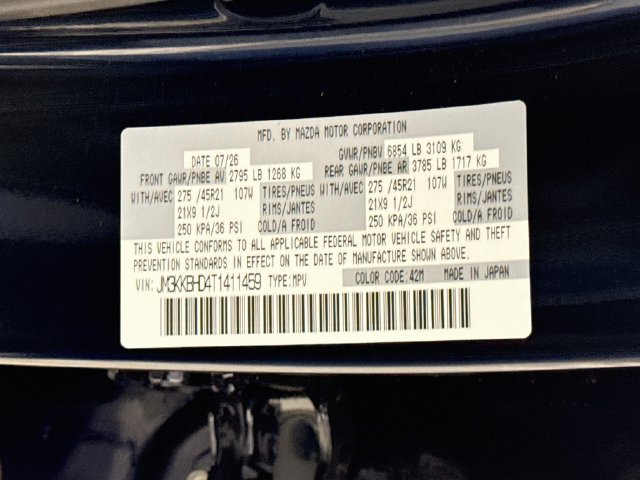 New 2026 MAZDA CX-90 3.3 Turbo w/ Preferred Package AWD/4WD image 33