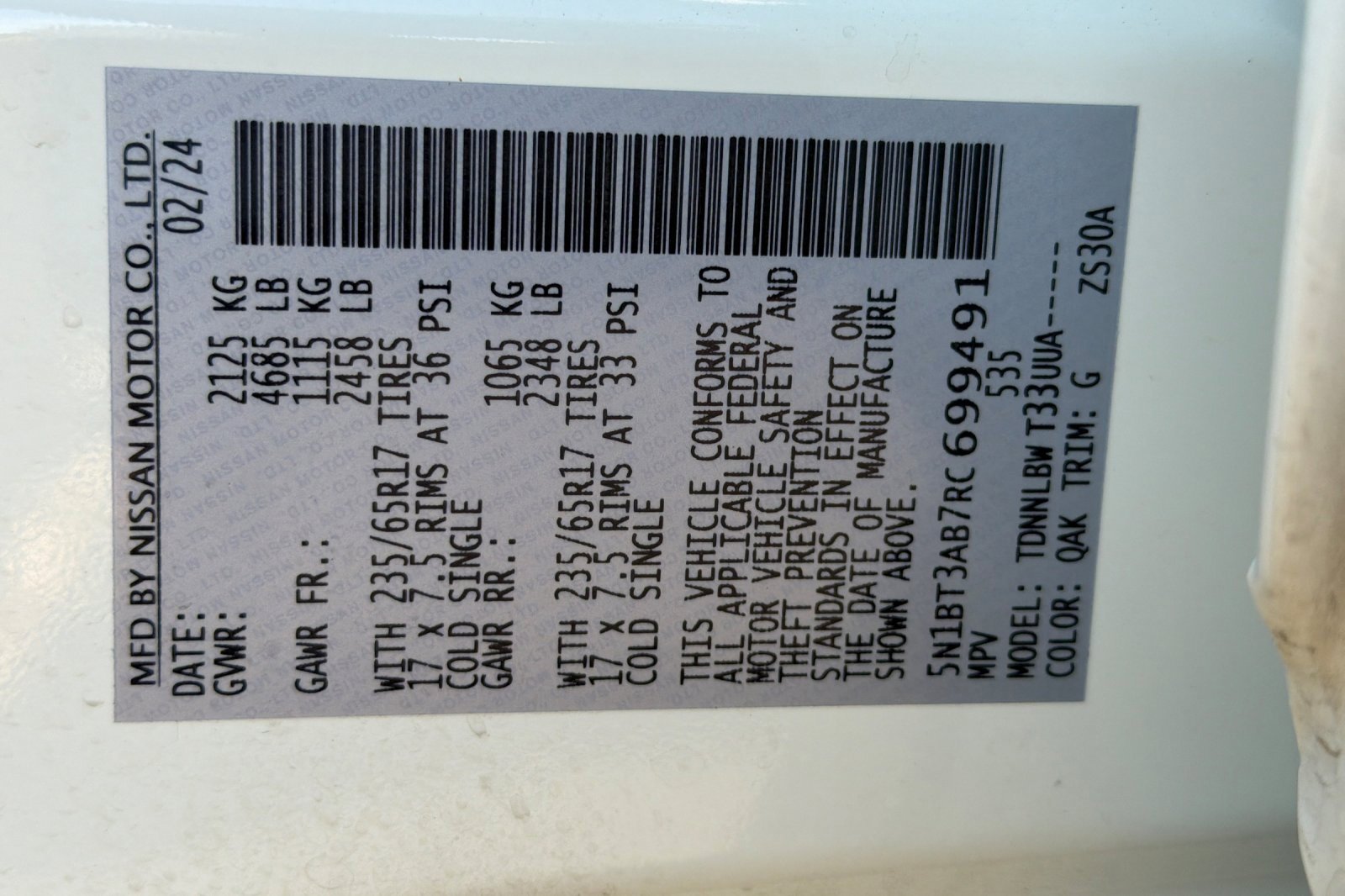 Used 2024 Nissan Rogue S image 29