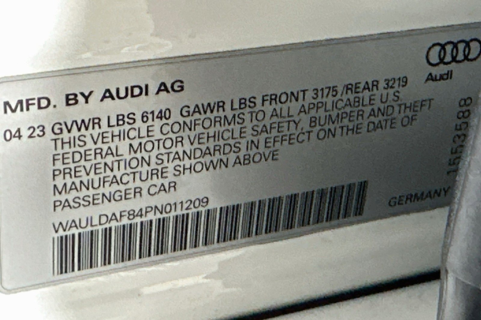 Used 2023 Audi A8 L 3.0T w/ Comfort Plus Package AWD/4WD image 24