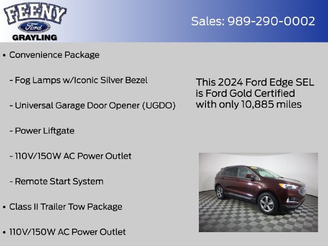 Used 2024 Ford Edge SEL w/ Convenience Package AWD/4WD image 14