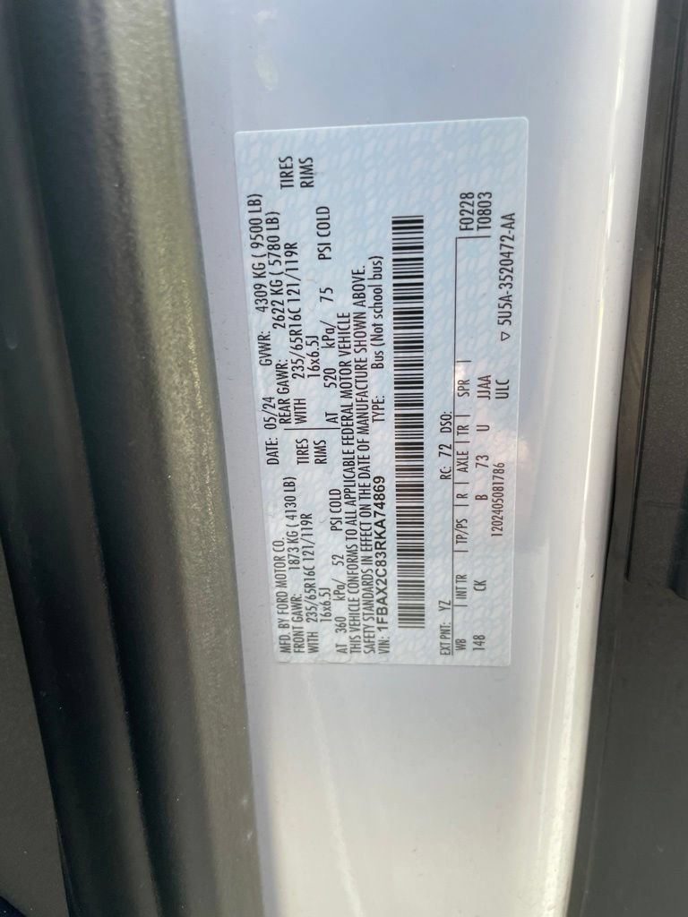 Used 2024 Ford Transit 350 XLT RWD image 14