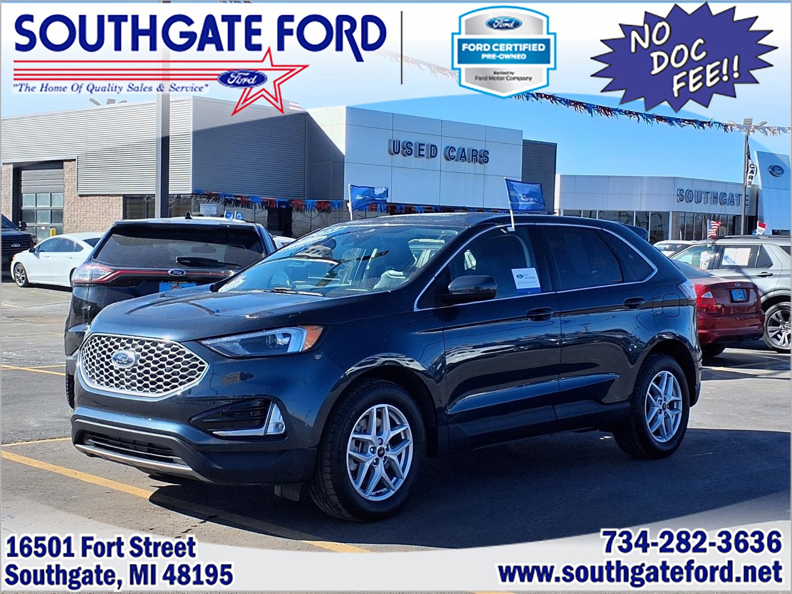 Certified 2023 Ford Edge SEL w/ Convenience Package