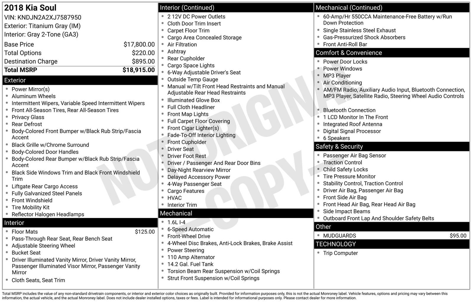 Used 2018 Kia Soul image 3