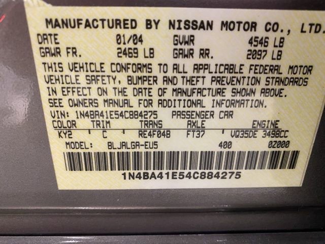 Used 2004 Nissan Maxima 3.5 SL w/ Journey Pkg FWD image 33