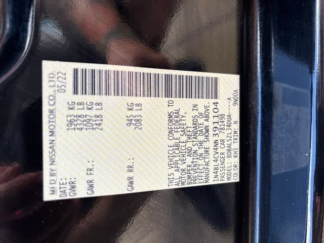 Used 2022 Nissan Altima 2.5 SR FWD image 32