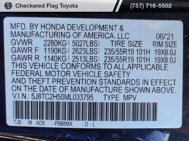 Used 2021 Acura RDX AWD w/ Technology Package image 23