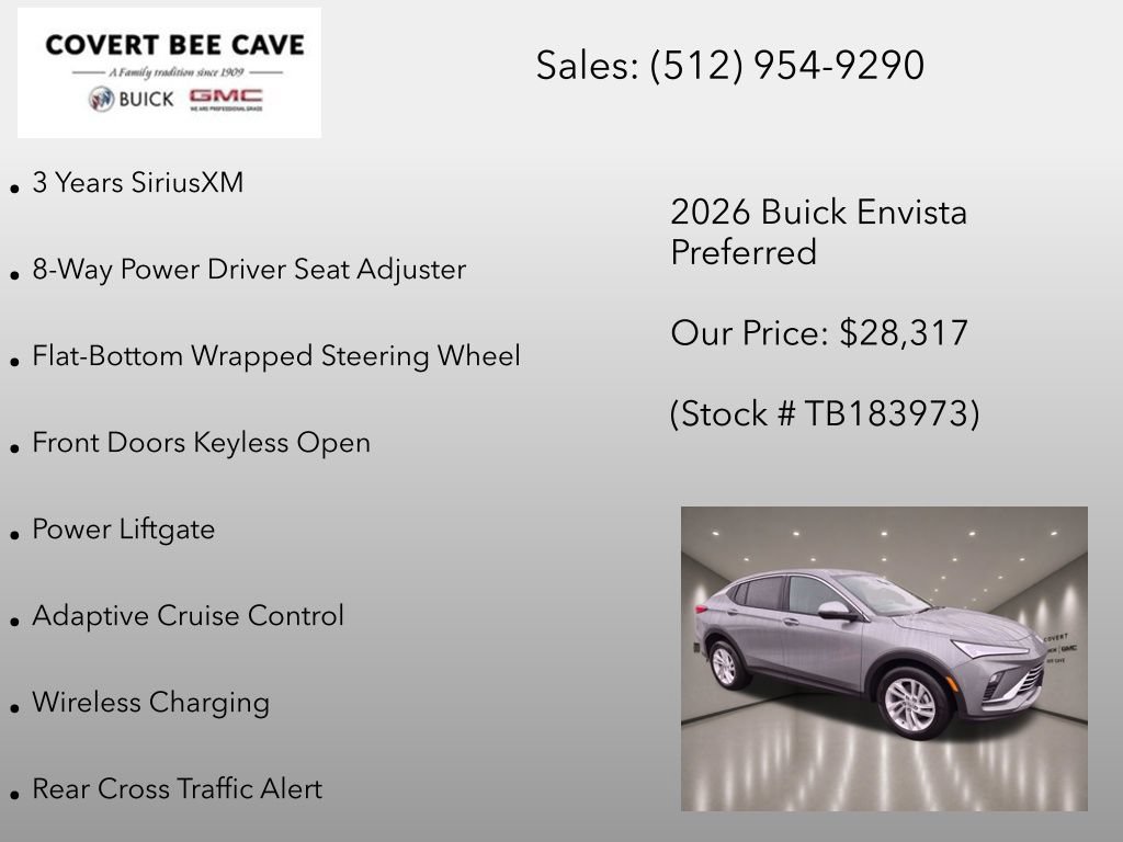 New 2026 Buick Envista Sport Touring w/ Convenience I Package FWD image 18