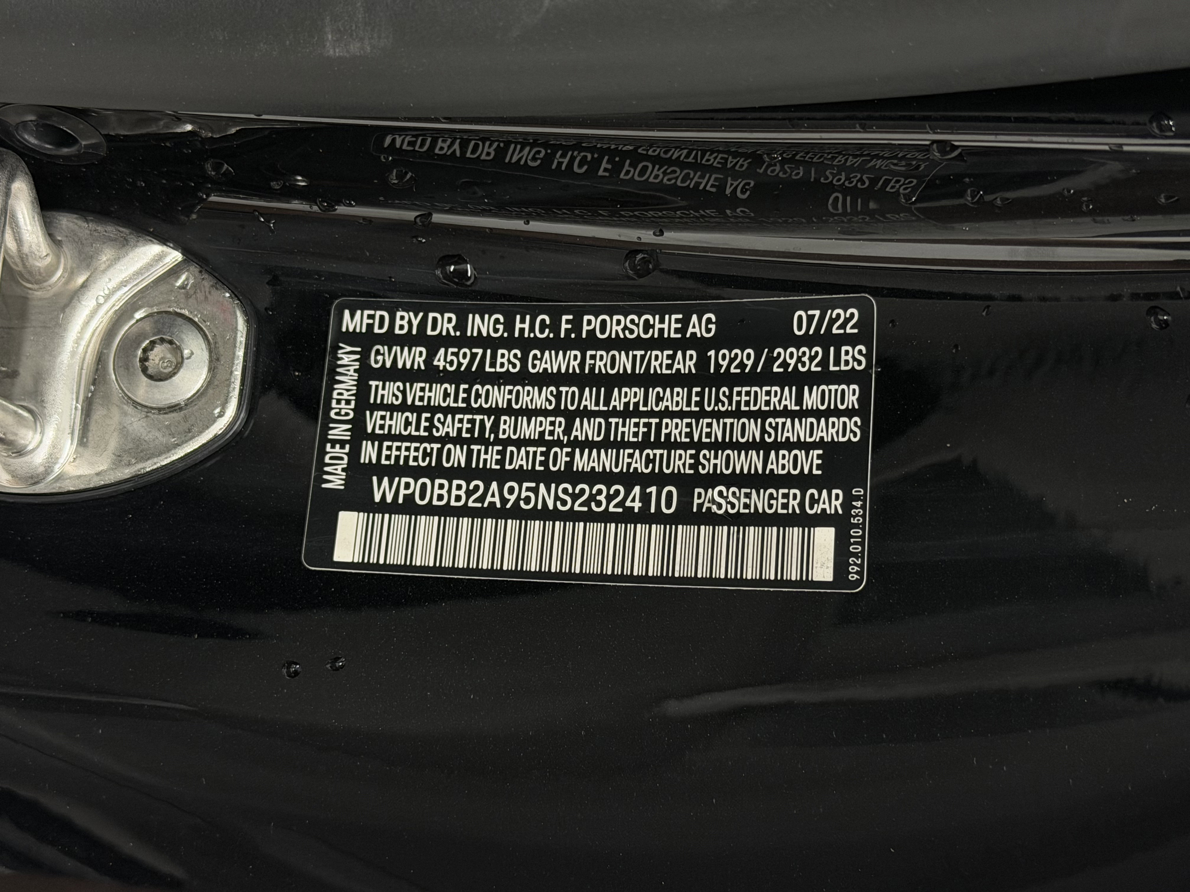 Certified 2022 Porsche 911 Targa 4S image 54