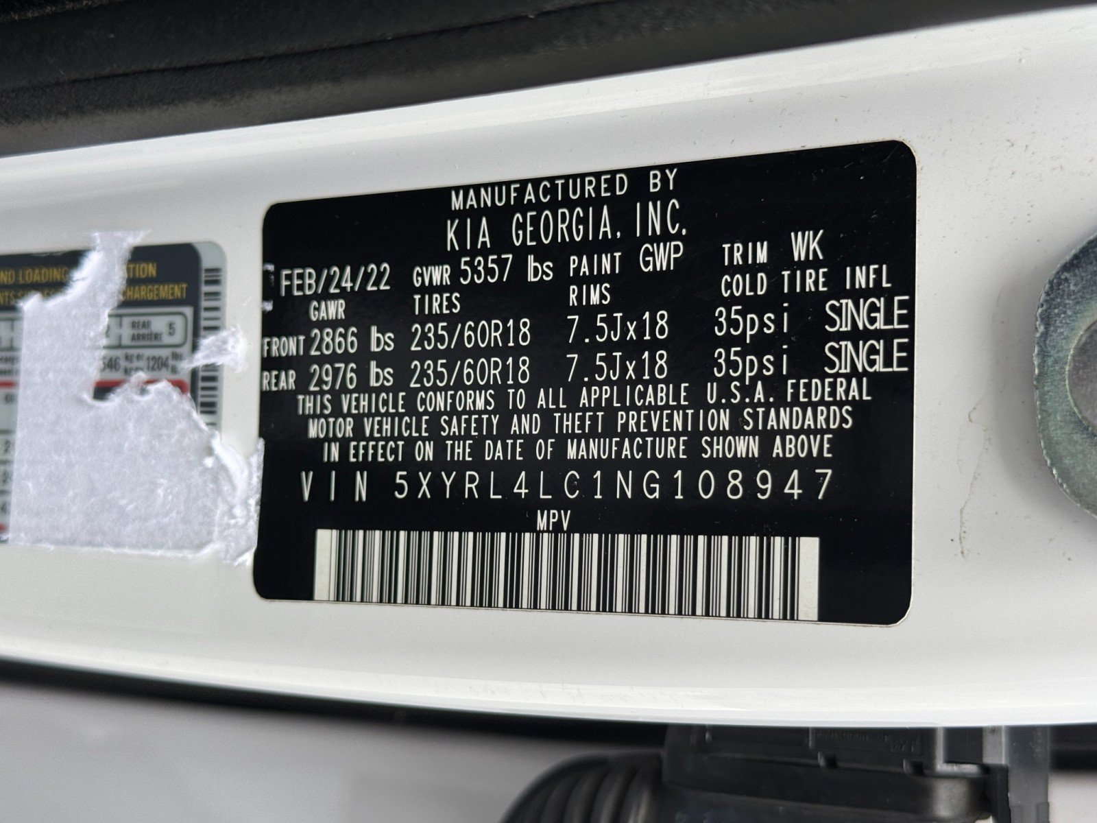 Used 2022 Kia Sorento S FWD image 42