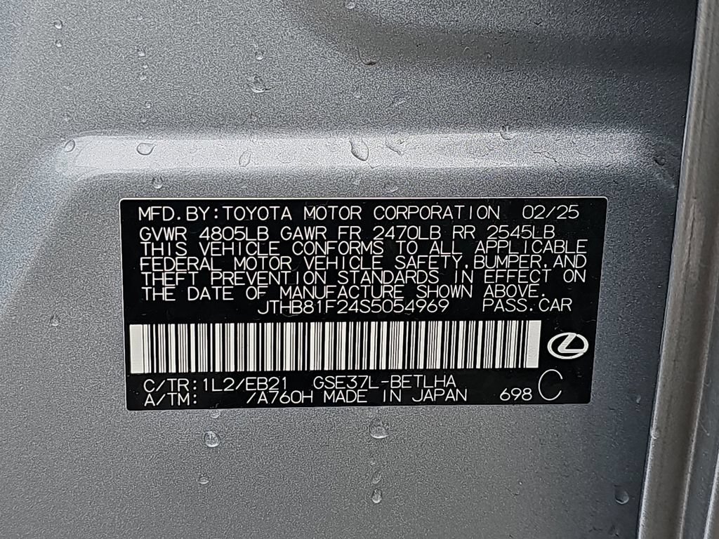 Certified 2025 Lexus IS 300 F Sport AWD/4WD image 37