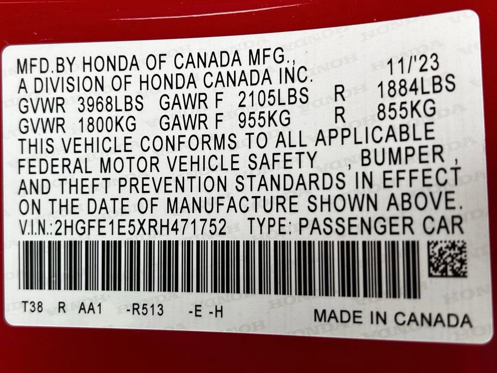 Used 2024 Honda Civic Si image 36