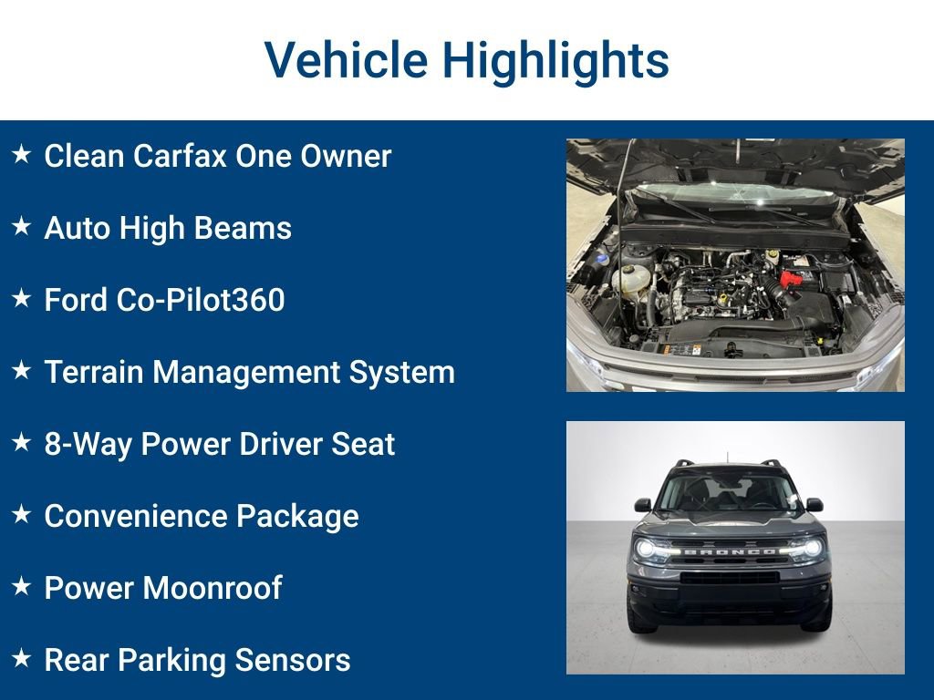 Used 2022 Ford Bronco Sport Big Bend w/ Convenience Package AWD/4WD image 3