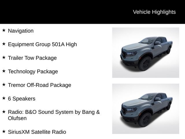 Used 2022 Ford Ranger Lariat w/ Tremor Off-Road Package AWD/4WD image 8